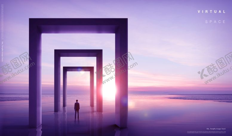 编号：69510910132251171450【酷图网】源文件下载-创意虚拟未来空间房地产