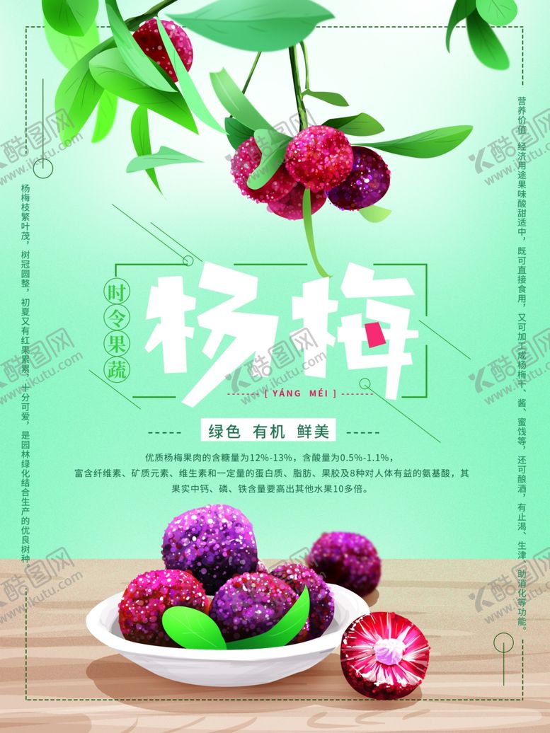编号：10586910300543428547【酷图网】源文件下载-杨梅