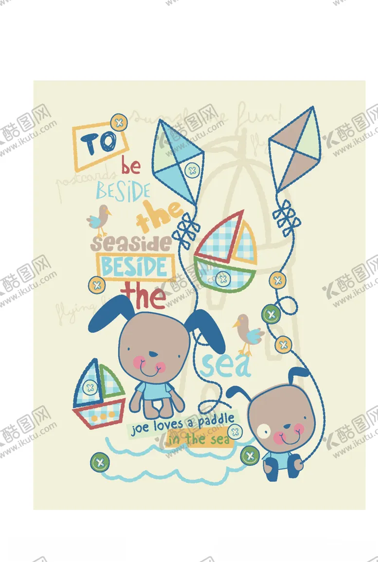 编号：13706309240943173473【酷图网】源文件下载-幼童印花