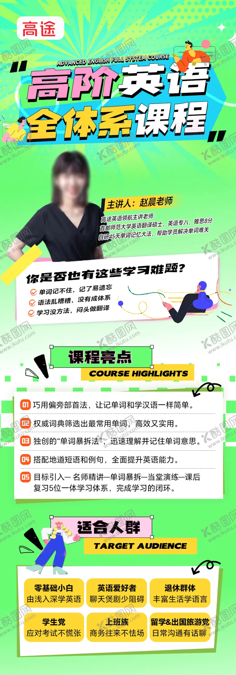 编号：23483901191438323110【酷图网】源文件下载-教育考研长图海报