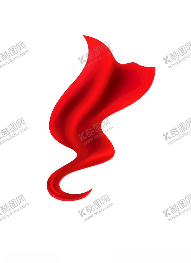 编号：14146910051351371243【酷图网】源文件下载-红色飘带