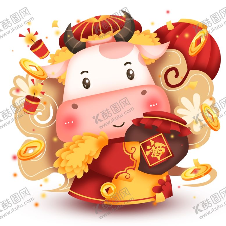编号：97672505061012472804【酷图网】源文件下载-卡通牛形象