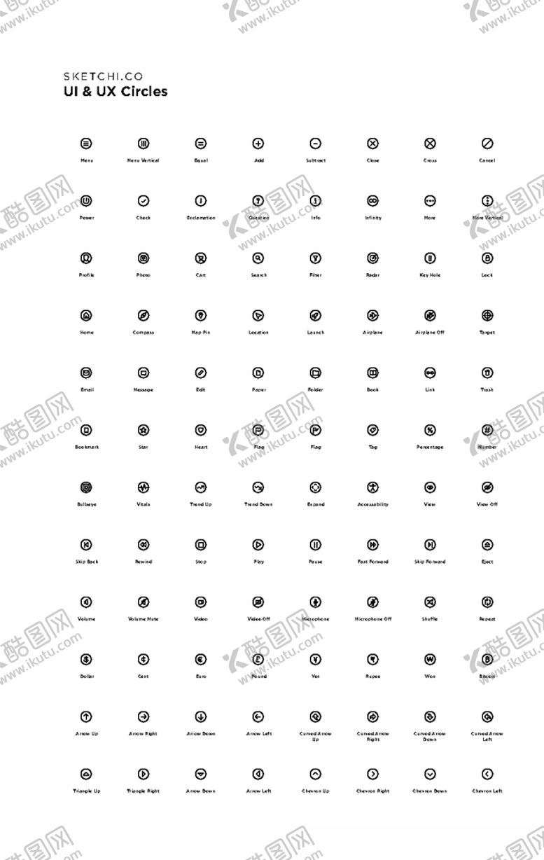编号：76041510091928484282【酷图网】源文件下载-简易线性图标