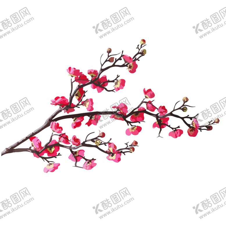 编号：43431601130037431454【酷图网】源文件下载-梅花2