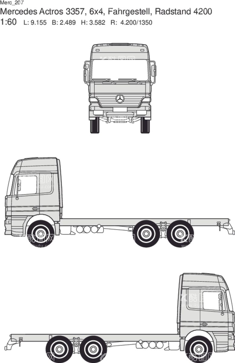 编号：95477603111702045352【酷图网】源文件下载-梅赛德斯工程车