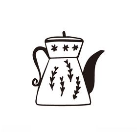 矢量茶水壶