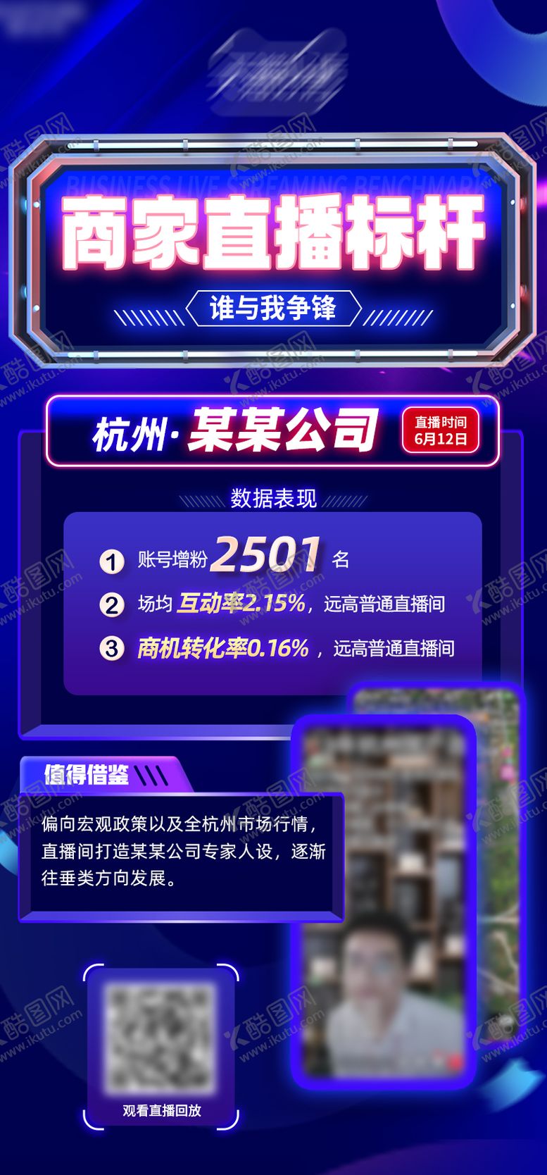 编号：59888911210254235936【酷图网】源文件下载-直播标杆数据海报