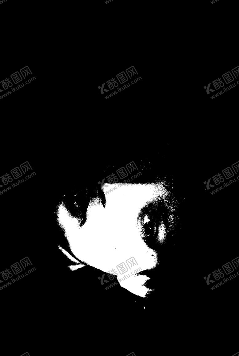 编号：21613209201716448216【酷图网】源文件下载-黑白人脸颗粒赫本美女