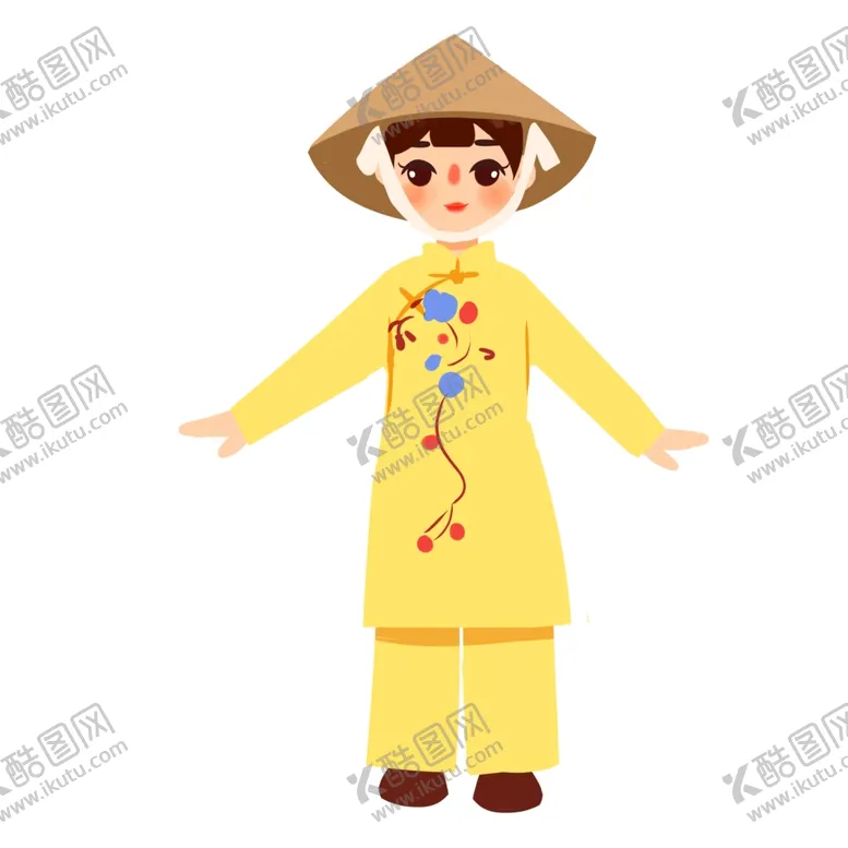 编号：60408201271301213504【酷图网】源文件下载-民族人物手绘
