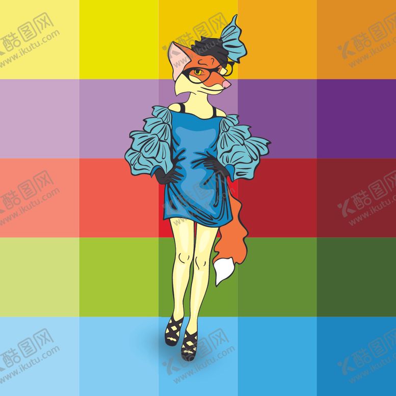 编号：50108210140547337674【酷图网】源文件下载-抽象动物