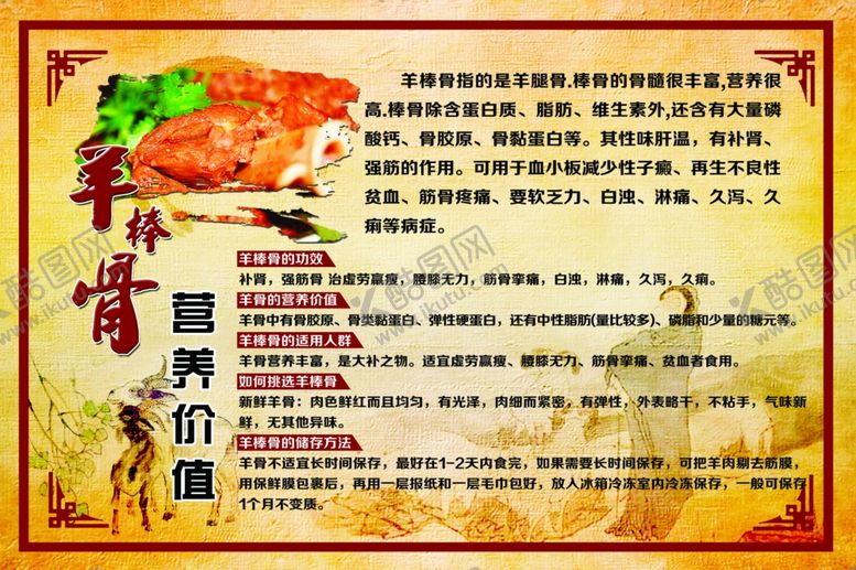 编号：74723501291338576434【酷图网】源文件下载-羊棒骨宣传