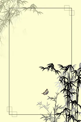 复古工笔画中国风PSD模板手绘制度海报