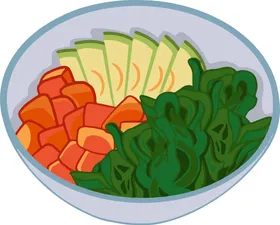 手绘沙拉png免抠图律果蔬食物
