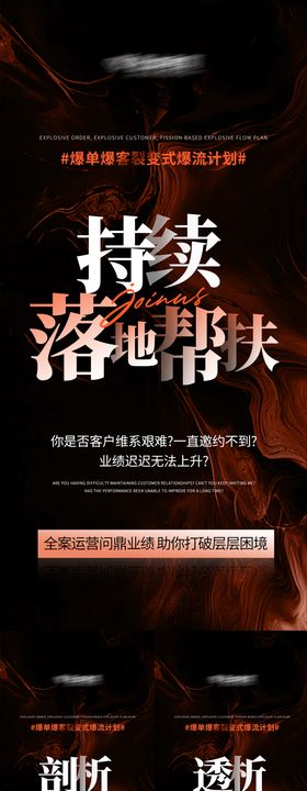 美业高级招商势能海报