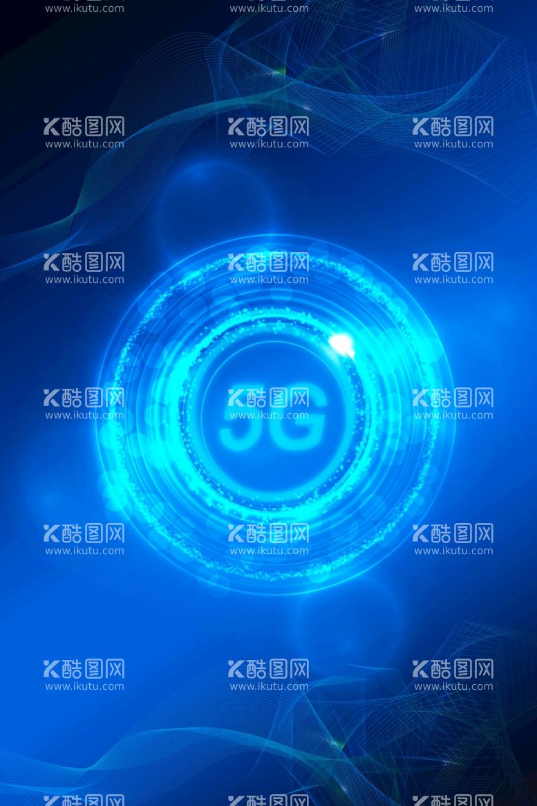 编号：96123809251836583587【酷图网】源文件下载-5G 科技感背景