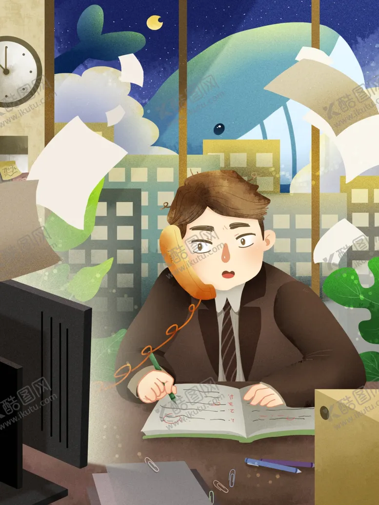 编号：74588805022001041313【酷图网】源文件下载-创意卡通插画图案