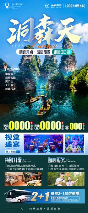 洞森天旅游海报