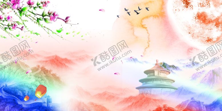 编号：23551209272315568276【酷图网】源文件下载-传统背景