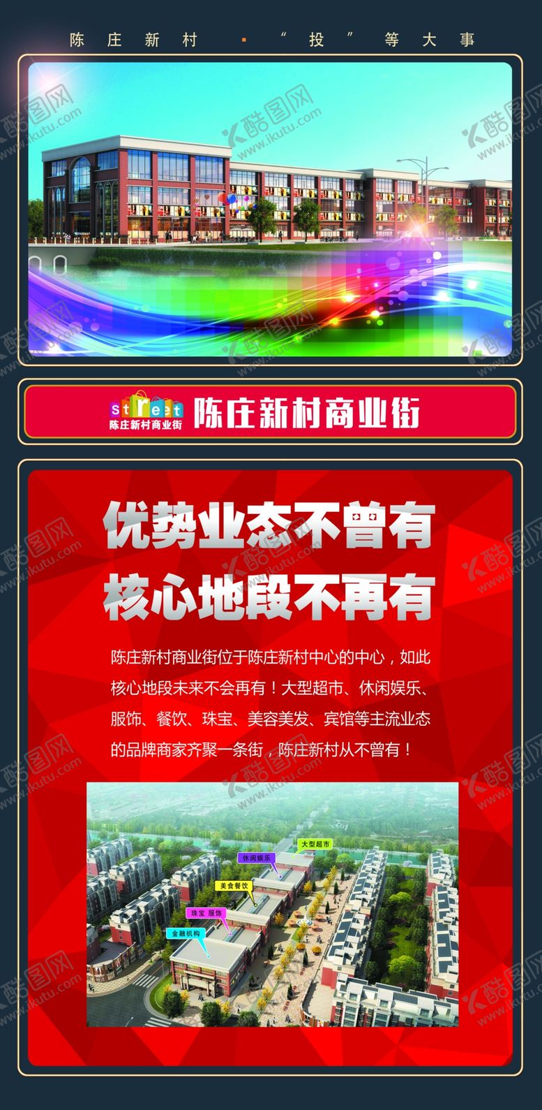 编号：88792607070153201882【酷图网】源文件下载-商业街展板