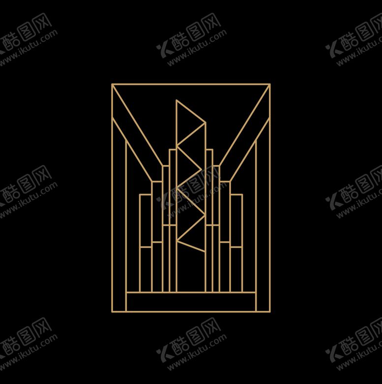 编号：25930407011838417182【酷图网】源文件下载-城市线描图形