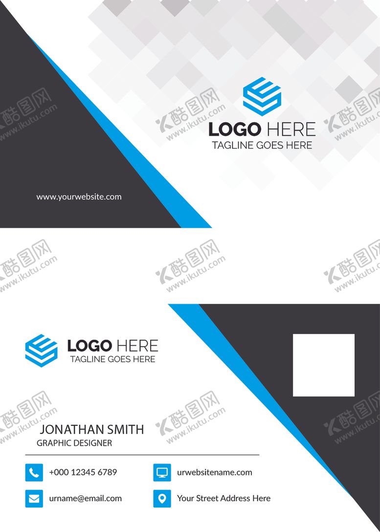 编号：50098609251929379668【酷图网】源文件下载-矢量名片模板