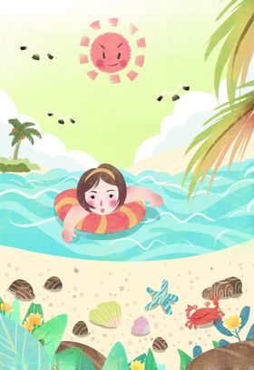 夏季女孩
