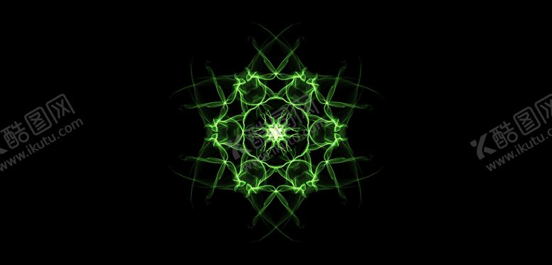 编号：16049710041803232540【酷图网】源文件下载-绿色花纹光效
