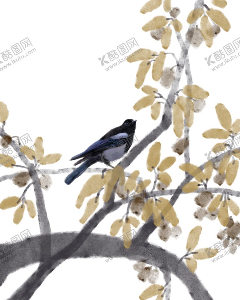 编号：34146410060246399999【酷图网】源文件下载-中国古风传统花鸟图案