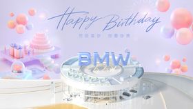 BMW生日主题背景