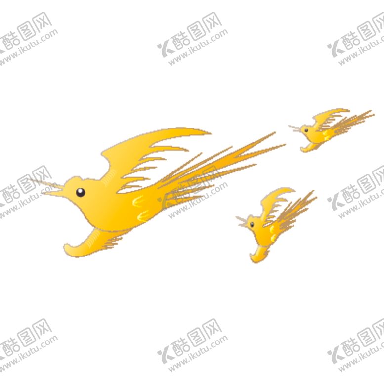 编号：72579412250907264494【酷图网】源文件下载-金色鸟吉祥鸟