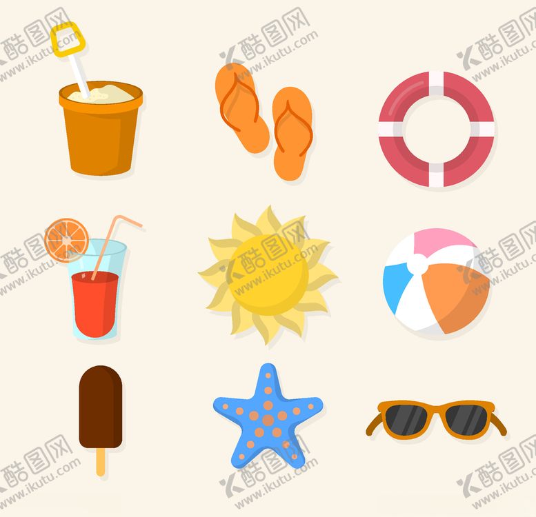 编号：27161409210433267422【酷图网】源文件下载-夏日元素