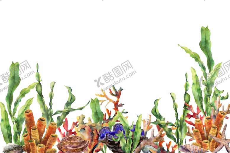 编号：31965310101557429695【酷图网】源文件下载-海洋主题插画图案