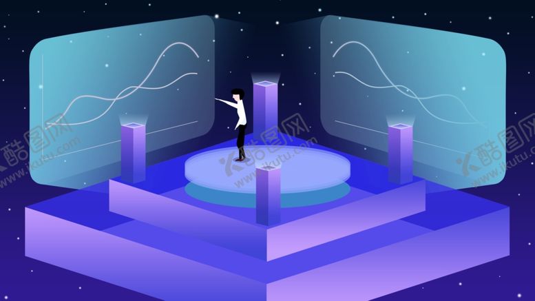 编号：31217410042322304779【酷图网】源文件下载-未来科技插画图案