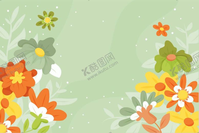 编号：30047212060812129779【酷图网】源文件下载-手绘植物背景
