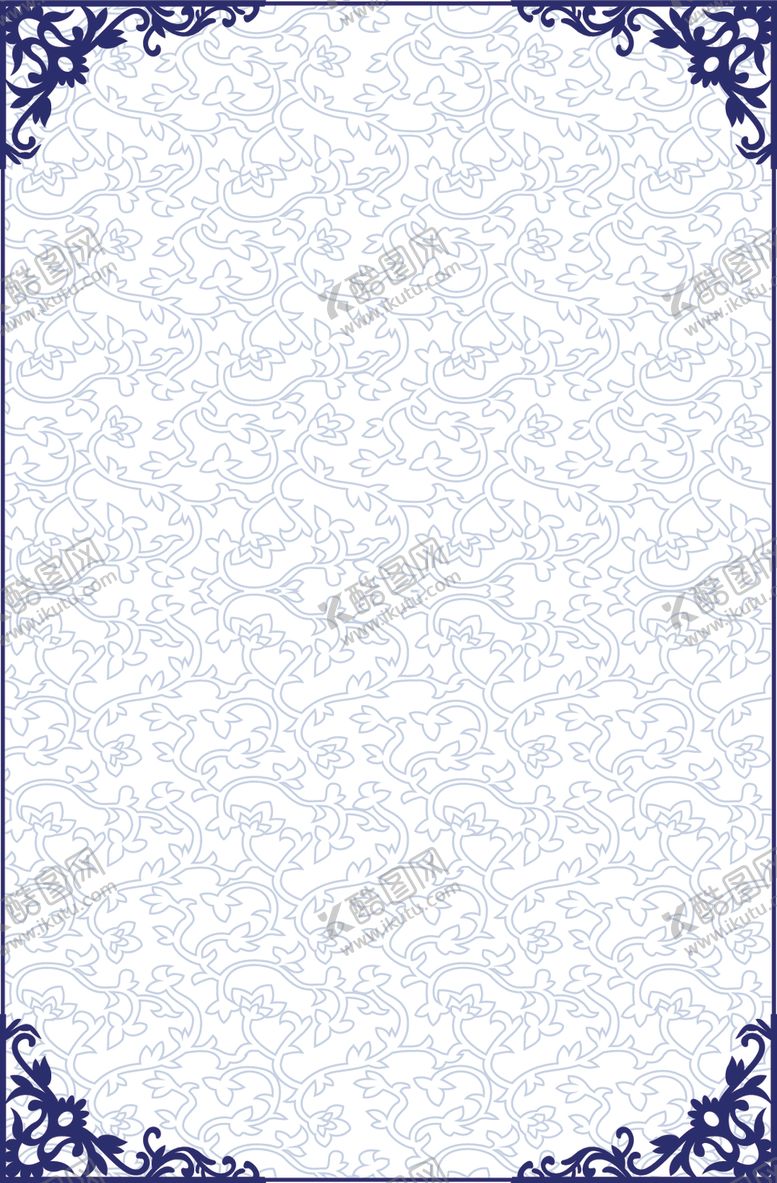 编号：71812109260214116584【酷图网】源文件下载-青花蓝纹理