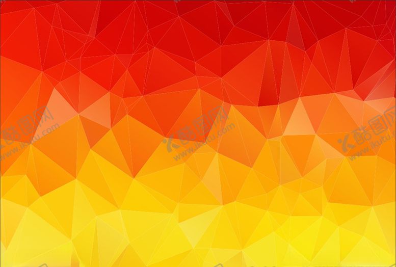 编号：65345510062340056863【酷图网】源文件下载-红色几何炫彩红色背景