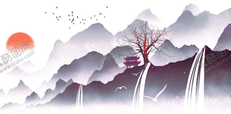 编号：17319010251450417977【酷图网】源文件下载-水墨画