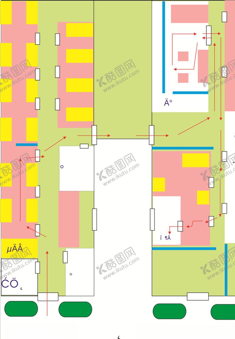 编号：44091410262124038768【酷图网】源文件下载-参观路线图