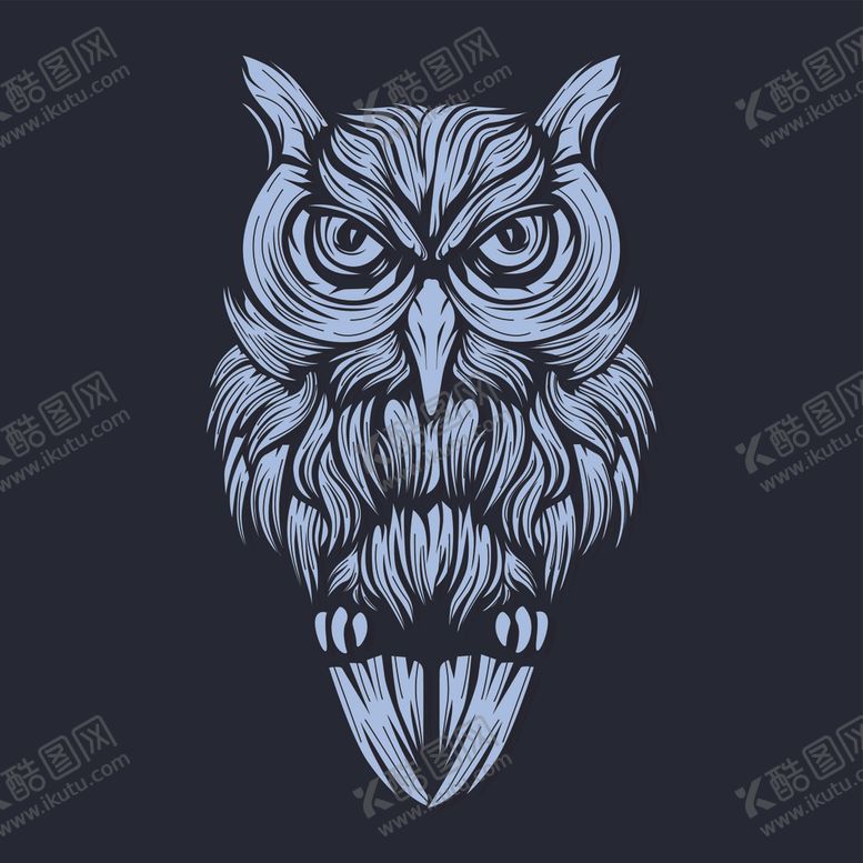 编号：51193209291329286119【酷图网】源文件下载-矢量动物头像