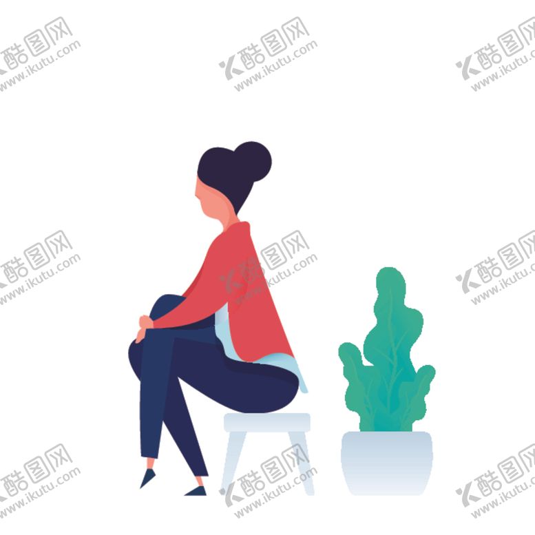 编号：96325510281042322902【酷图网】源文件下载-人物形象矢量插画