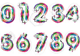 数字字体艺术字