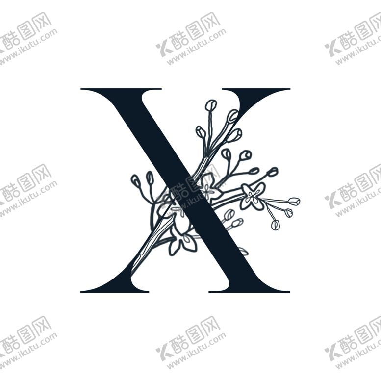 编号：92780407090516082262【酷图网】源文件下载-创意X字母