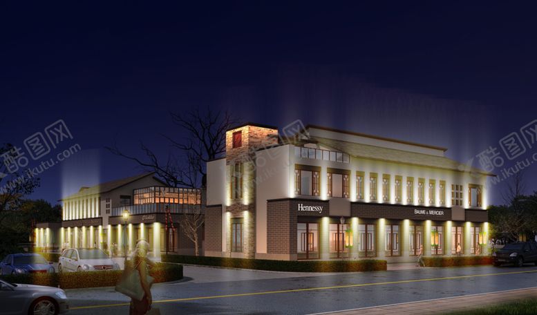 编号：87236109221130523863【酷图网】源文件下载-亮化效果图