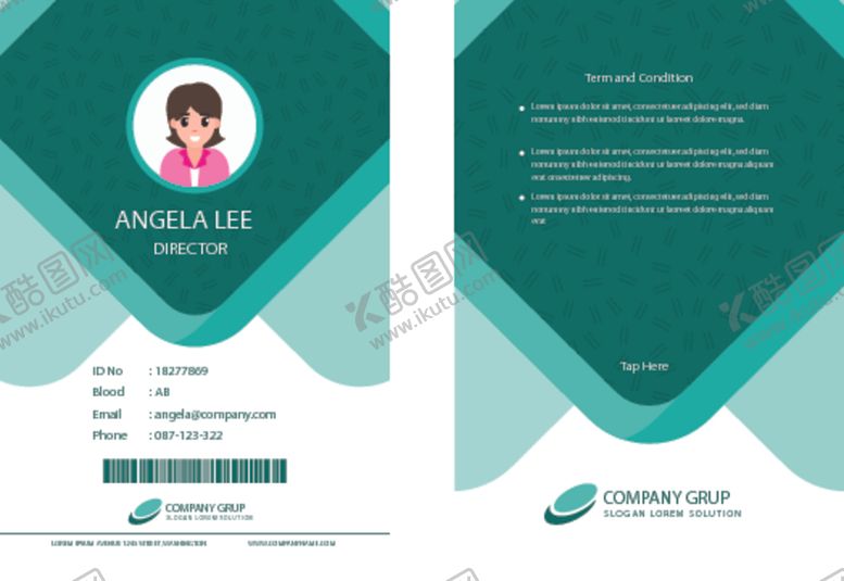 编号：13120710041708536656【酷图网】源文件下载-工作证