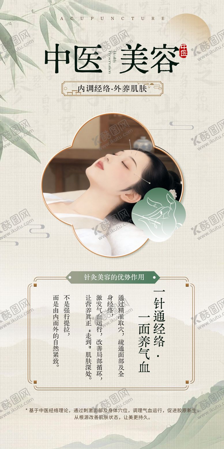 编号：29738401152049082503【酷图网】源文件下载-中医养生美容海报展架