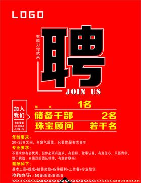 招聘海报
