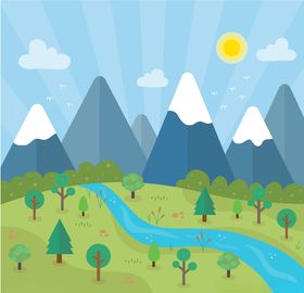 风景插画