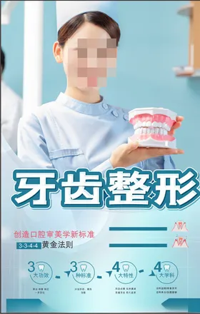 牙齿海报