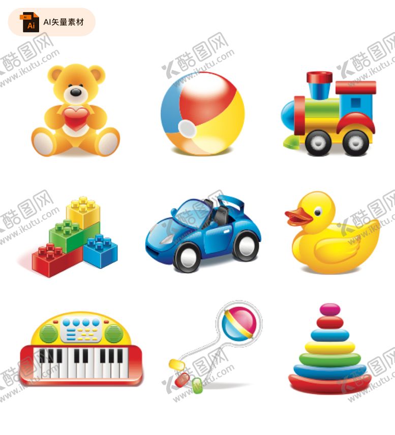 编号：36927509291257194697【酷图网】源文件下载-精致婴儿玩具图标