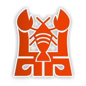 潜江龙虾造型logo吉祥物